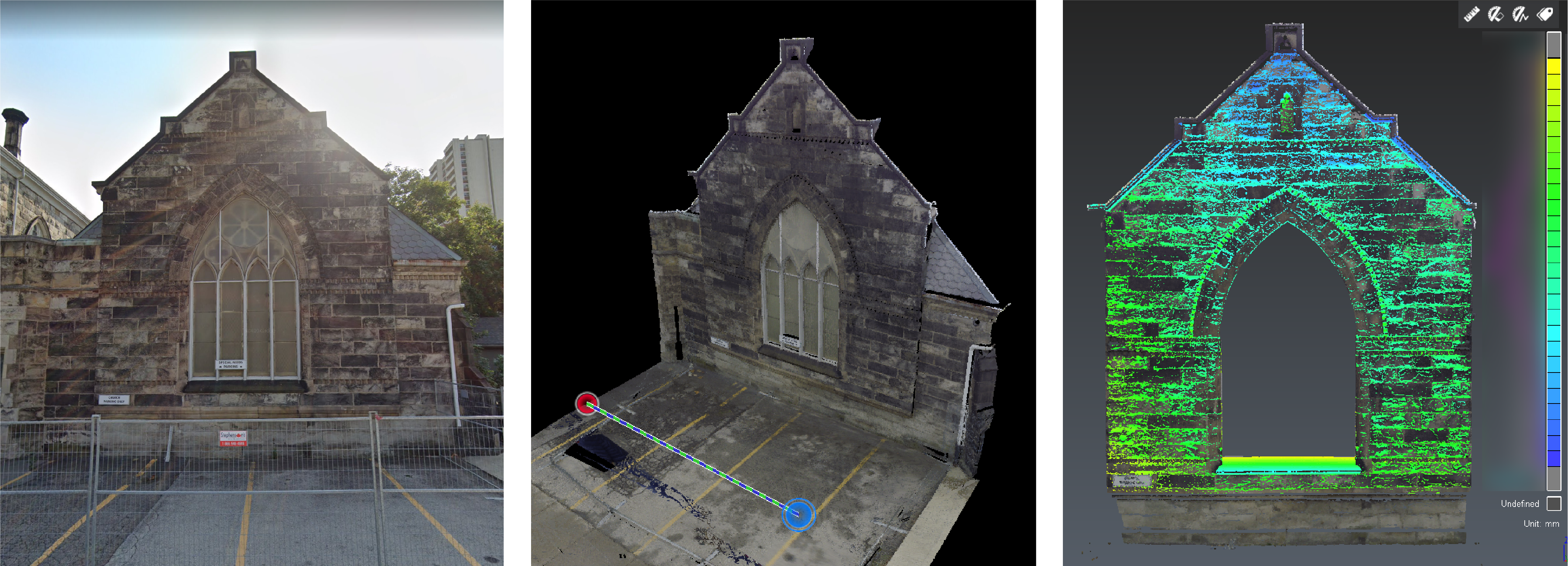3D scanning Hamilton MacNab Street Presbyterian Church