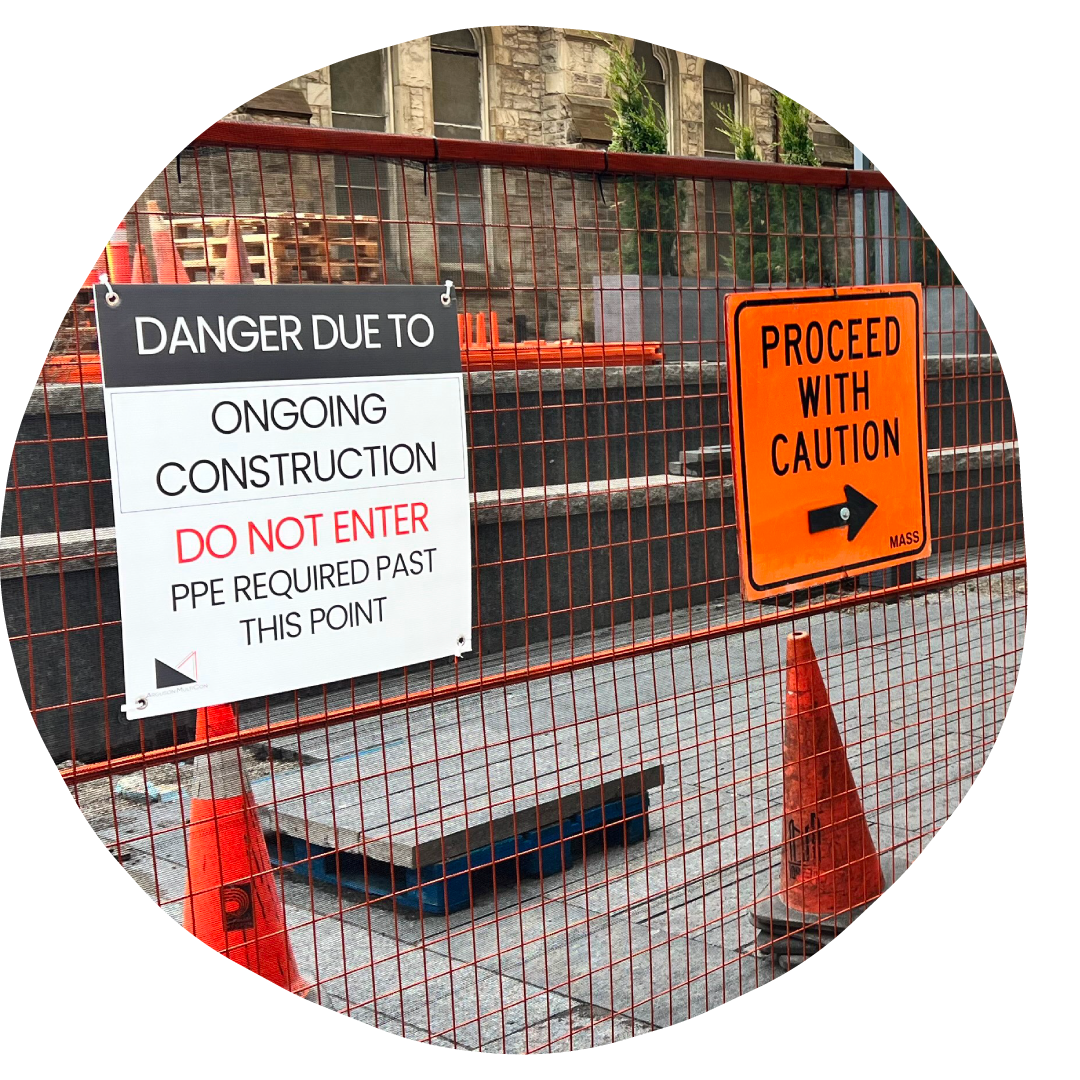 Repro Signages Construction Sites - Reprodux